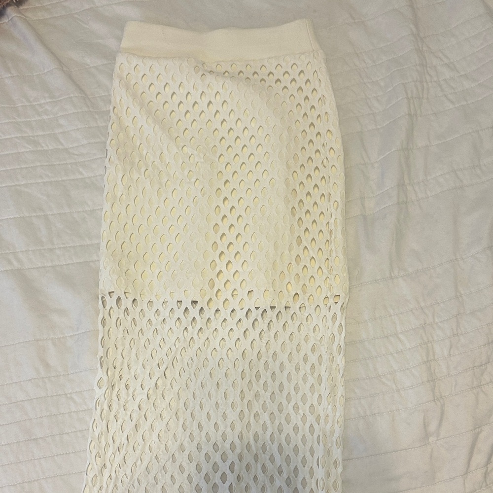 Elegant Cream Women's Skirt